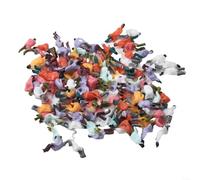 Lot de 120 figurines humaines assises à l'échelle 1:160 compatibles avec les kits de paysage ferroviaire commun et accessoires de mise en page