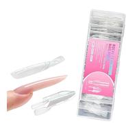 Lot de 120 formes d'ongles en forme de fusée pour extensions et non clips - Matériaux ABS pour utilisation à la maison, en salon de coiffure, manucure à domicile