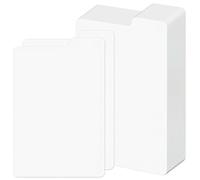 Lot de 120 intercalaires de bande dessinée avec onglet, 28,5 x 18,3 cm de haut, séparateurs en carton épais pour bandes dessinées courtes ou longues, fournitures de bureau (blanc)