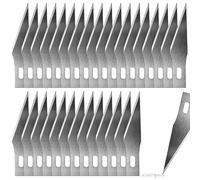 Lot de 120 lames de scalpel pour travaux manuels, scalpel, lames de rechange pour scalpel, couteaux de loisirs, couteaux de bricolage, couteaux de modélisme de précision, scalpel bricolage, acier au