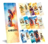 Lot de 120 marque-pages de mythologie grecque pour enfants - Lot de 120 marque-pages vintage olympiens en vrac pour femmes, accessoires de lecture créatifs rétro Cottagecore cadeaux pour enseignants