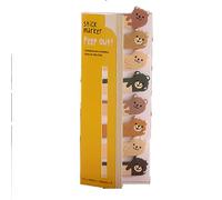 Lot de 120 mini blocs de notes autocollants mignons pour écrire un bref rappel (ours)