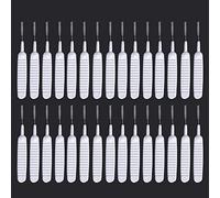 Lot de 120 Mini Brosses de Nettoyage pour Buse de Douche, Brosse de Nettoyage Anti-Obstruction pour Trou de Douche, Petite Brosse de Nettoyage, Adaptée pour Les Téléphones, Les Fentes de Fenêtre