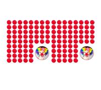 Lot de 120 nez de clown rouge en mousse pour cosplay, Noël, , fête costumée