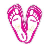 Lot de 120 paires de coussinets jetables pour pieds bronzés sans soleil pour protéger la tente en forme de pied