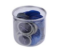 Lot de 120 Patchs Ronds en Caoutchouc Naturel pour Réparation de Crevaison de Pneu de Voiture de 43 Mm, Patch Froid, Kit de Patchs sans Chambre à Air, Tube Rapide, Dommages