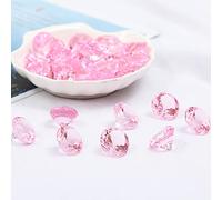 Lot de 120 pierres décoratives en acrylique - Diamants en acrylique - Décoration de table - Décoration de table - Décoration de table - Décoration de table - Pour mariage, anniversaire, Noël, fête,