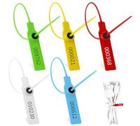 Lot de 120 plombs de sécurité en plastique pour chaussures, vêtements, étiquettes, vêtements, chaussures