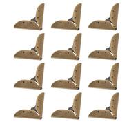 Lot de 120 pochettes de protection en métal creux pour album photo, scrapbooking, carnet, décoration, style rétro