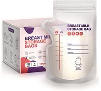 Lot De 120 Sacs De Conservation Du Lait Maternel,Sacs De Conservation Du Lait Maternel,Préstérilisés,Double Étanchéité,Pour Congélation 250ml