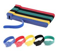 Lot de 120 serre-câbles de 15,2 cm - Réutilisables - Pour la maison, le bureau, les centres de données, les accessoires électroniques - 5 couleurs