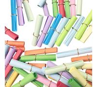 Lot de 120 tomboles en vrac à écrire soi-même, petites notes colorées pour messages, tombola vide, pour anniversaire d'enfant, calendrier de l'Avent ou anniversaire, 3 x 6 cm