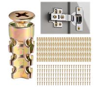 Lot de 120 vis d'expansion courtes 6 × 14 mm
