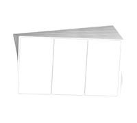 Lot de 1200 étiquettes autocollantes carrées blanches, surface d’écriture pour organiser et nommer, stickers amovibles pour vêtements, bureau et maison, sans résidu