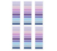 Lot de 1200 onglets adhésifs violets, marque-pages, onglets inscriptibles et repositionnables pour marque-page, classement de fichiers
