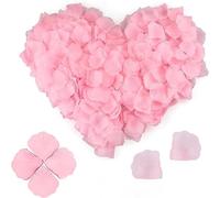 Lot de 1200 pétales de rose artificielles pour chambre à coucher, sans goût, pétales de rose en soie imperméables pour scènes romantiques, anniversaire de mariage, anniversaire, décoration de