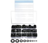 Lot de 1200 rondelles plates en nylon avec tailles M2 à métriques pour des applications isolantes résistantes à l'usure dans l'ingénierie et la maintenance