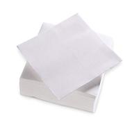 Lot de 1200 serviettes soit 24 Paquets de 50 Serviettes ouate microgaufré FSC® Blanc - 38x38cm Surlys