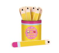 Lot de 121 bâtons de crayon avec pot de rangement | Étiquettes de nom de crayon pour l'apprentissage, la gestion de la parole, l'attention aux devoirs, l'école, les enseignants