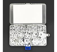 Lot de 1228 joints toriques en silicone avec plusieurs tailles pour une utilisation dans la réparation de véhicules, la plomberie et les systèmes hydrauliques (225 pièces)