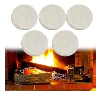Lot de 1235 fibres de silicate de calcium et de magnésium pour la sécurité de la chambre de combustion dans les brûleurs à gel et cheminées (5 pièces)