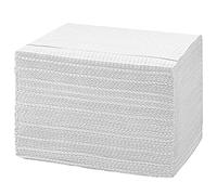 Lot de 125 bavoirs dentaires jetables pour patient, 33 x 45,7 cm, imperméables à 3 plis, pour piercing de tatouage, clinique dentaire, station de tatouage et salon