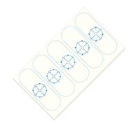 Lot de 125 étiquettes autocollantes auto-didactes pour analyse de cohérence et d'analyse de consistance pour bois, fers à repasser, accessoires d'entraînement