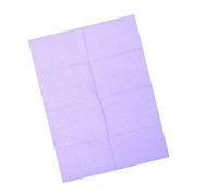 Lot de 125 feuilles de 46 x 33 cm - Bavoirs dentaires imperméables pour piercing et tatouage - Serviettes en papier pour clinique dentaire - Violet