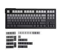 Lot de 125 touches grises par sublimation CherryProfile PBT - Hauteur originale pour clavier - Touches grises - Hauteur/latéral - Matériau PBT gravé par sublimation - 125 touches