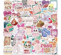 Lot de 126 autocollants holographiques Kindle pour adultes - Décalques en vinyle de qualité supérieure Smutty BookTok, cadeaux pour lecteurs, romance sombre/mafia épicée, accessoires pour ordinateur