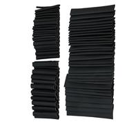 Lot de 127 gaines thermorétractables pour câbles électriques industriels, 7 tailles, assortiment de manchons pour câbles électriques