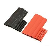 Lot de 127 tubes thermorétractables avec manchons en polyoléfine Rapport de rétrécissement 2:1 pour protection de faisceau de câbles et réparations électriques