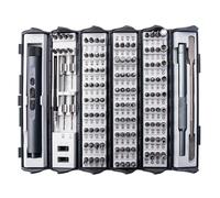 Lot de 128 tournevis électriques ergonomiques sans fil rechargeables avec éclairage LED pour les opérations dans les espaces restreints Tournevis électrique multi-embouts pour plusieurs applications