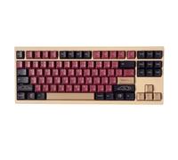 Lot de 129 Touches japonaises PBT Dye-Sub Red Samurai pour Clavier mécanique Cherry MX Switches 61/64/87/104/108