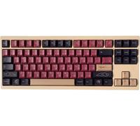 Lot De 129 Touches Japonaises Pbt Dye-Sub Red Samurai Pour Clavier Mécanique Cherry Mx Switches 61/64/87/104/108