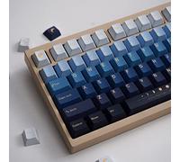 Lot de 129 touches PBT Cherry Profile Dye Sub Blue pour clavier mécanique Cherry MX 61/64/87/104/108