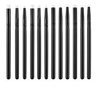 Lot de 12mini pinceaux de mélange détaillés pour la fabrication de cartes les travaux manuels le mélange d'encre pinceaux de fond pour les travaux manuels les travaux manuels scrapbooking 8mm/6mm/4mm