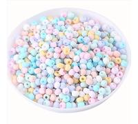 Lot de 13 000 perles de rocaille macaron mates de 2 mm - 12/0 - Perles en verre givré à enfiler - Petites perles de bricolage pour bracelets et bijoux