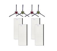 Lot de 13 accessoires compatibles avec aspirateur robot Ecovacs Deebot OZMO U2 DGN22 YEEDI K650 - Brosse latérale principale - Filtre HEPA