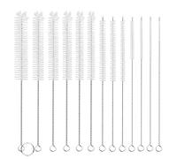 Lot de 13 brosses à biberons Longues Brosse de Nettoyage-Paille Nettoyeur de Pipe Brosse Fine pour Tuyau de Lait Brosse Polyvalente pour Nettoyer la théièreBusePailles Mini Brosse de vidange