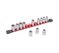 Lot de 13 clés à douille haute résistance pour la gestion des outils et une couverture complète de la taille lors de la réparation. Jeu de clés à douille précis