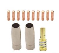 Lot de 13 consommables de soudage MIG pour lampe torche MB14AK - Embouts de contact, buses, support et diffuseur (0,9 mm)