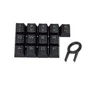 Lot de 13 coques antidérapantes en ABS pour clavier mécanique de jeu