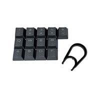 Lot de 13 coques antidérapantes en ABS pour clavier mécanique de jeu