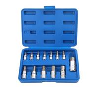 Lot de 13 douilles hexagonales pour serrer et desserrer efficacement dans un espace confiné avec poignée ergonomique haute performance