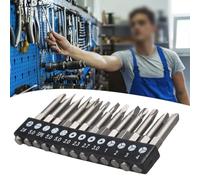 Lot de 13 embouts de tournevis de sécurité spécialisés, inviolables PH2 SL triangulaires en Y U, embouts en chrome vanadium de 50 mm pour appareils électroniques, téléphone, console de jeu et