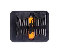 Lot de 13 embouts de tournevis professionnels avec poignée ergonomique pour la mécanique et les projets d'espace restreint Tournevis à double pointe