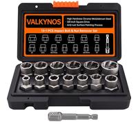 Lot de 13 extracteurs de boulons et d'écrous à percussion, ensemble d'outils pour enlever les boulons endommagés, gelés, rouillés, arrondis, écrous et vis