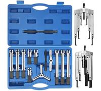 Lot de 13 extracteurs de roulement | Largeur 45-135 mm, profondeur 105-265 mm | Extracteur réglable à 2 et 3 mâchoires | Extracteur intérieur et extérieur | Extracteur de roue dentée Extracteur de