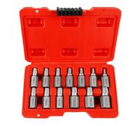 Lot de 13 extracteurs de vis pour boulons et écrous cassés rouillés, extracteur de boulons hexagonaux avec rainure en spirale pour vis dénudées, 1/8 à 1/2 pouce